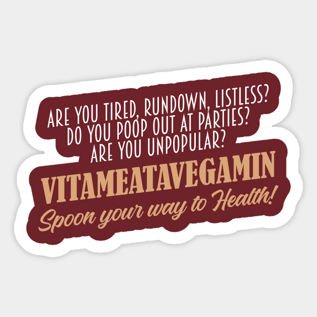 VITAMEATAGEGAMIN Sticker by BRAVOMAXXX